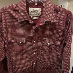RAFTERS COWBOY PRO FLEX45 SHIRT SIZE LARGE TALL